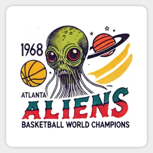 1968 Atlanta aliens basketball Sticker